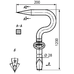 Лом ЛПТ пожарный тяжелый