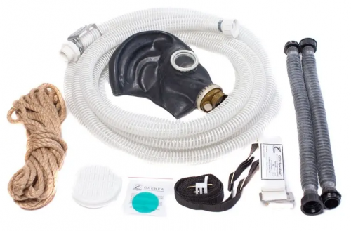 Противогаз шланговый ПШ-20С шланг ПВХ (сумка) маска ШМП