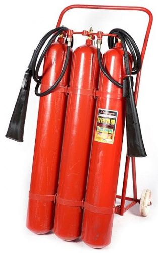 Огнетушитель углекислотный ОУ-50 ВСЕ передвижной