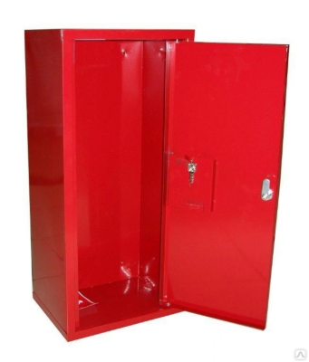 Шкаф пожарный ШП-О-102 "Т" навесной закрытый красный