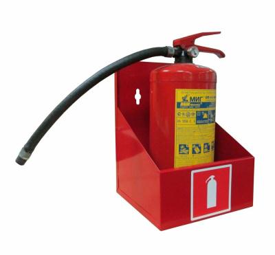 Подставка под огнетушитель П-8 настенная